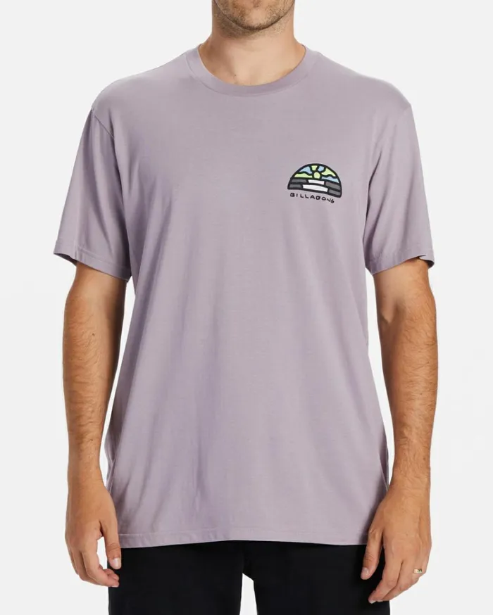 Shine TShirt Purple Ash Men Billabong TShirts