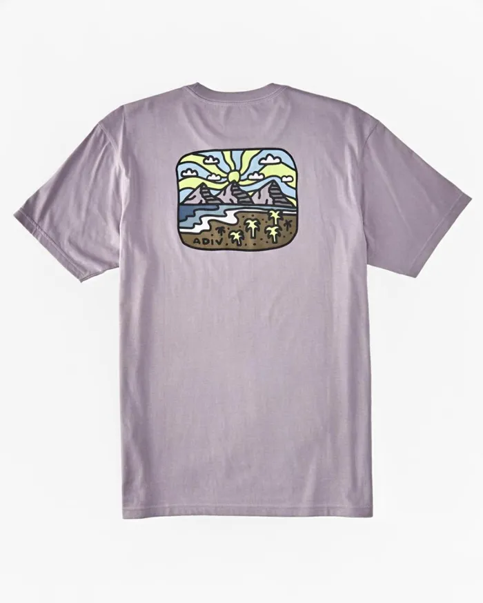 Shine TShirt Purple Ash Men Billabong TShirts