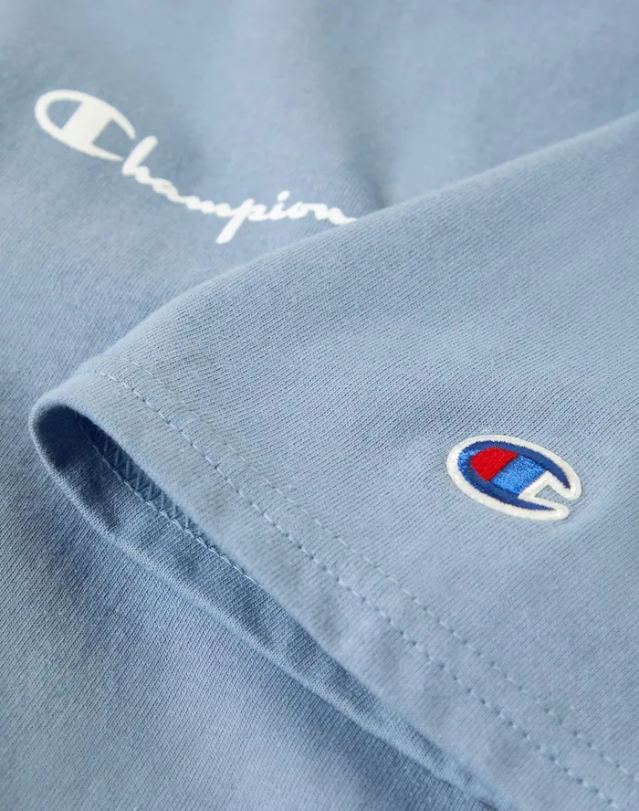 ShortSleeve TShirt Sailing Team Denim Jacket Blue Men Champion TShirts and Tops
