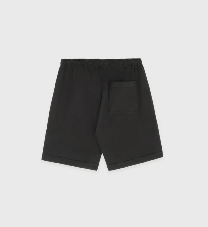 Shorts Women Sporty and Rich California Gym Short 8211 Faded BlackSpring Green