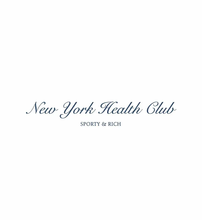 Shorts Women Sporty and Rich NY Health Club Disco Short 8211 WhiteNavy
