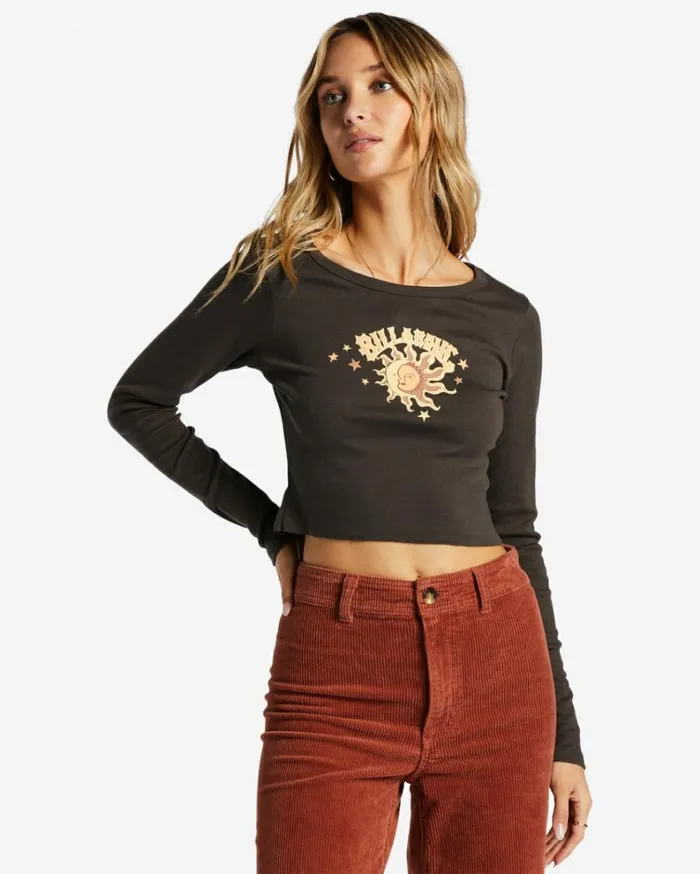 Show Peace TShirt Off Black Women Billabong Graphic Tees and Tanks