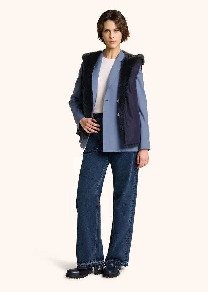 SLEEVELESS MINK JACKET Women Kiton Outerwear SLEEVELESS MINK JACKET Women Kiton Outerwear