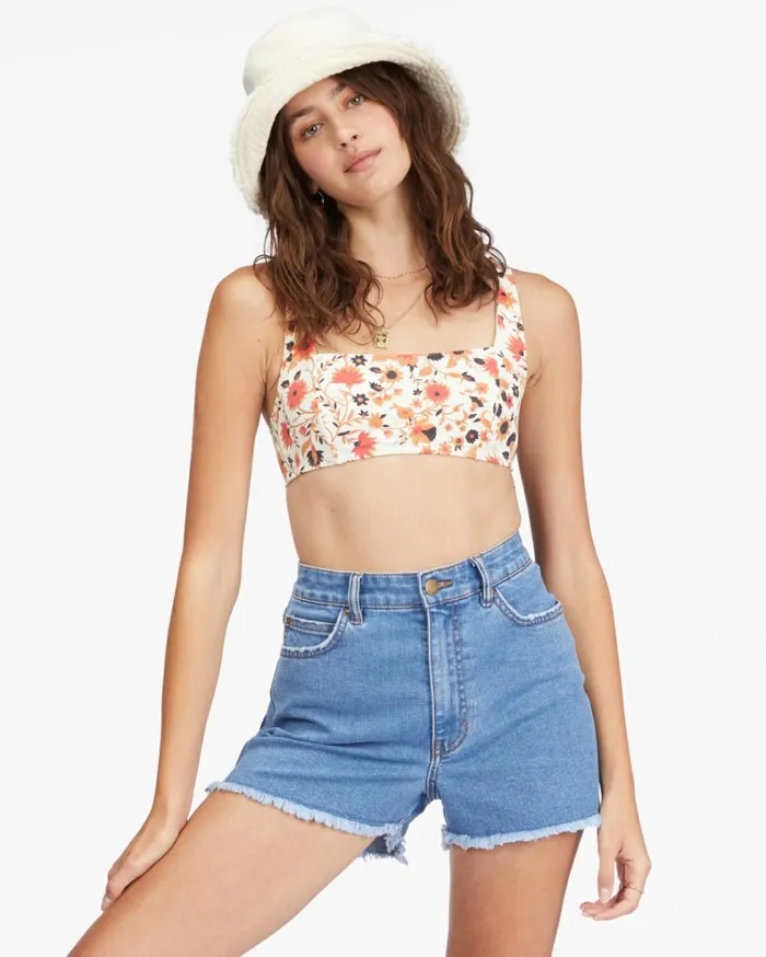 So Cheeky Denim Shorts Costa Blue Women Billabong Shorts