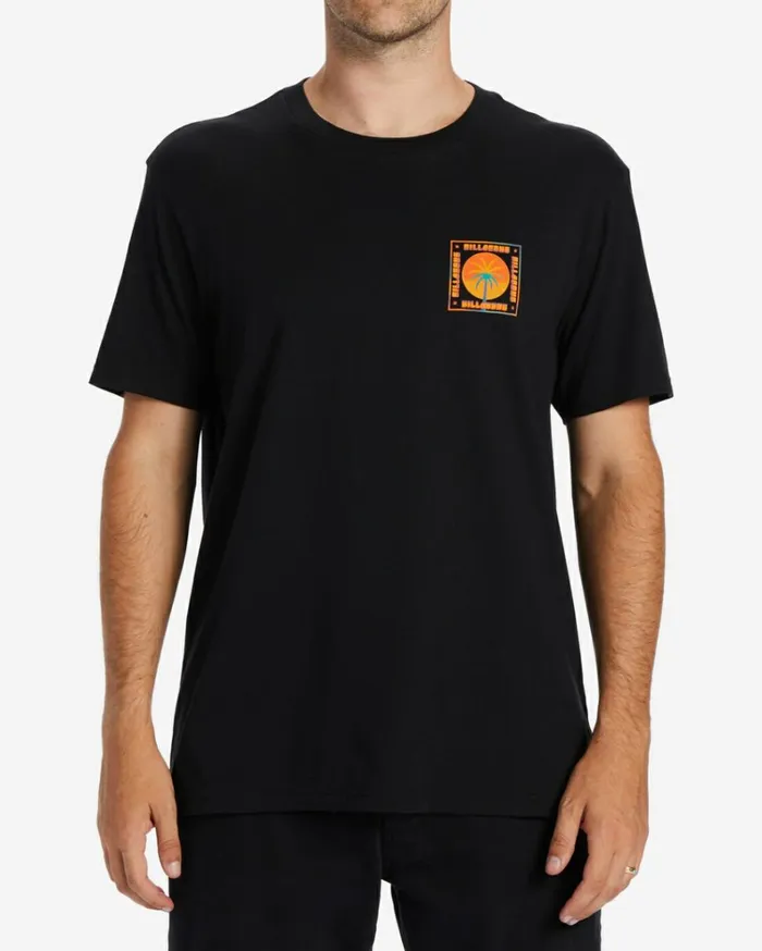 Social TShirt Black Men Billabong TShirts