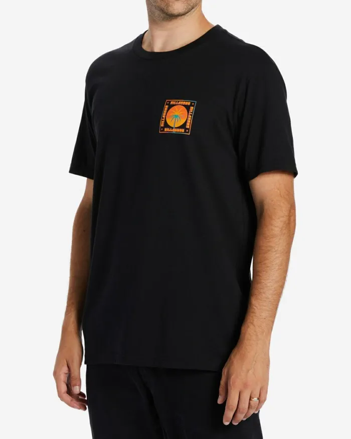 Social TShirt Black Men Billabong TShirts