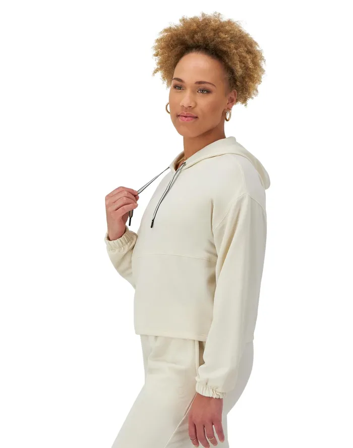 Soft Touch Hoodie C Logo Natural Women Champion Hoodies and Sweatshirts