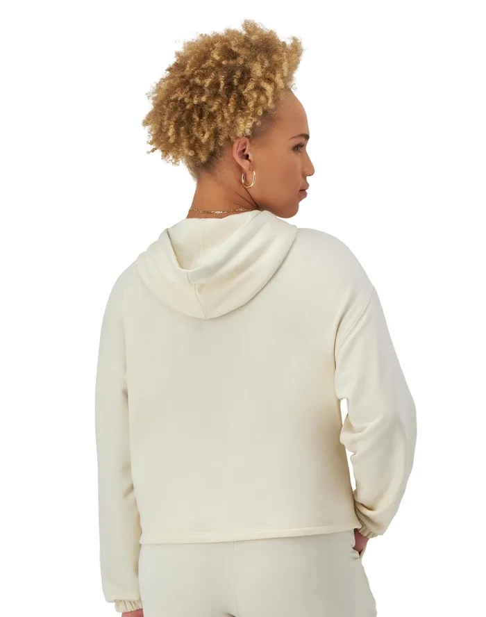 Soft Touch Hoodie C Logo Natural Women Champion Hoodies and Sweatshirts