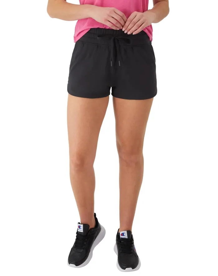 Soft Touch Shorts C Logo 25034 Black Women Champion Shorts