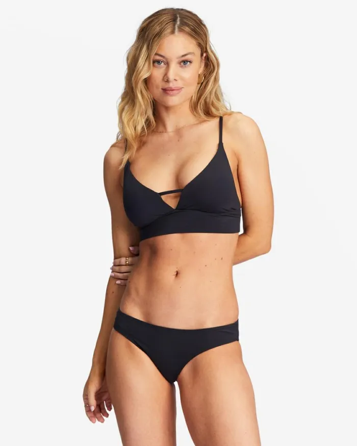 Sol Searcher Lowrider Bikini Bottoms Black Pebble Women Billabong Bikini Bottoms