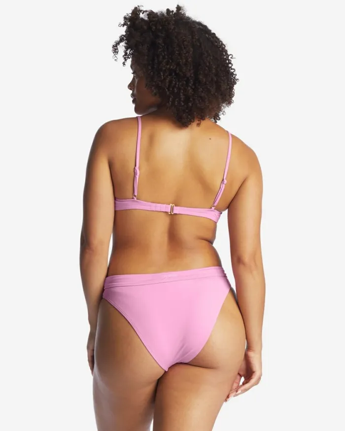 Sol Searcher Square Bralette Bikini Top Paradise Pink Women Billabong Bikinis