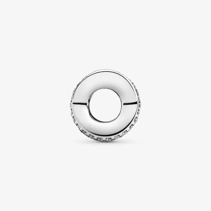 Spacer Charms Women Pandora Sparkling and Polished Lines Spacer Charm