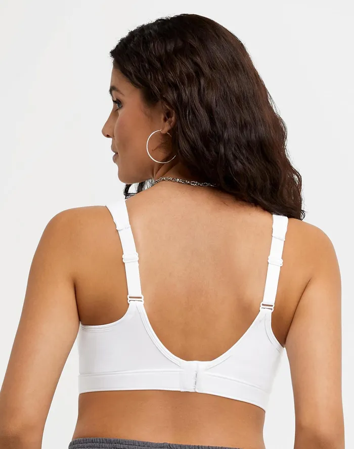 Spot Comfort HighImpact Sports Bra C Logo White Women Champion Sports Bras and Bralettes