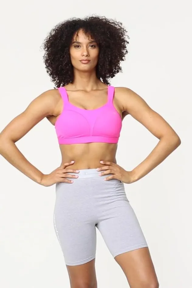 Spot Comfort HighImpact Sports Bra C Logo White Women Champion Sports Bras and Bralettes