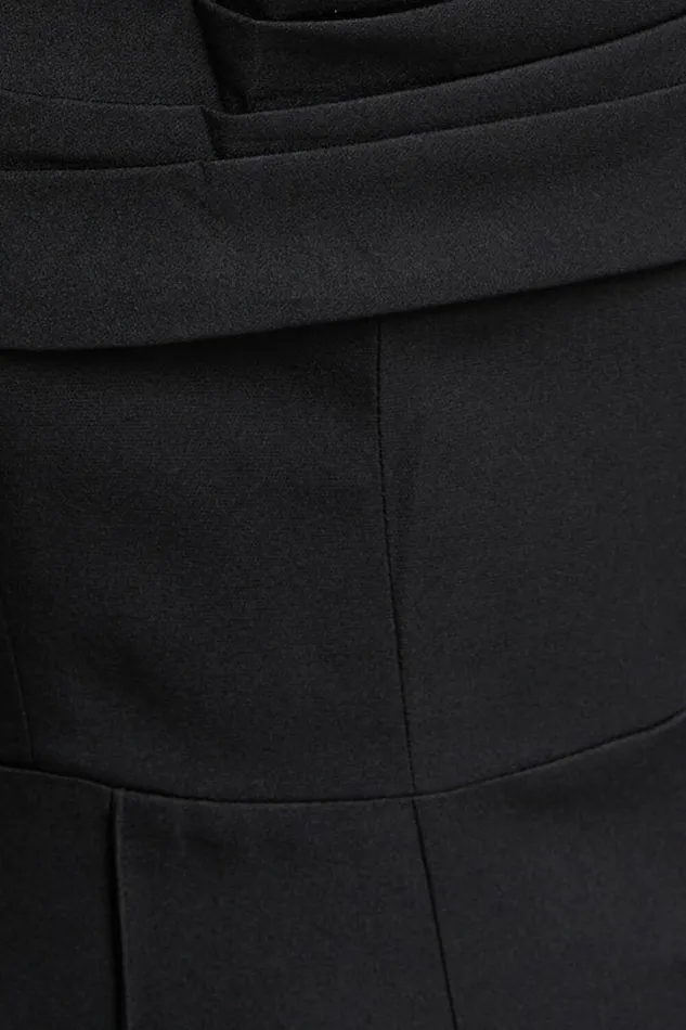 Stacey Jumpsuit 8211 Strapless Cowl Wide Leg Jumpsuit In Black Women Showpo Jumpsuits