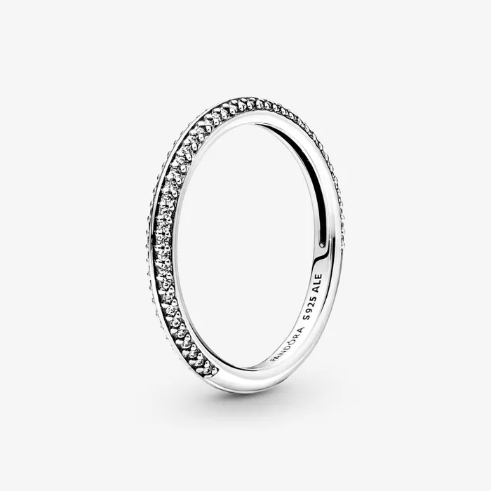 Stackable Rings Women Pandora Online ME Sterling Silver Pyramids Ring Set