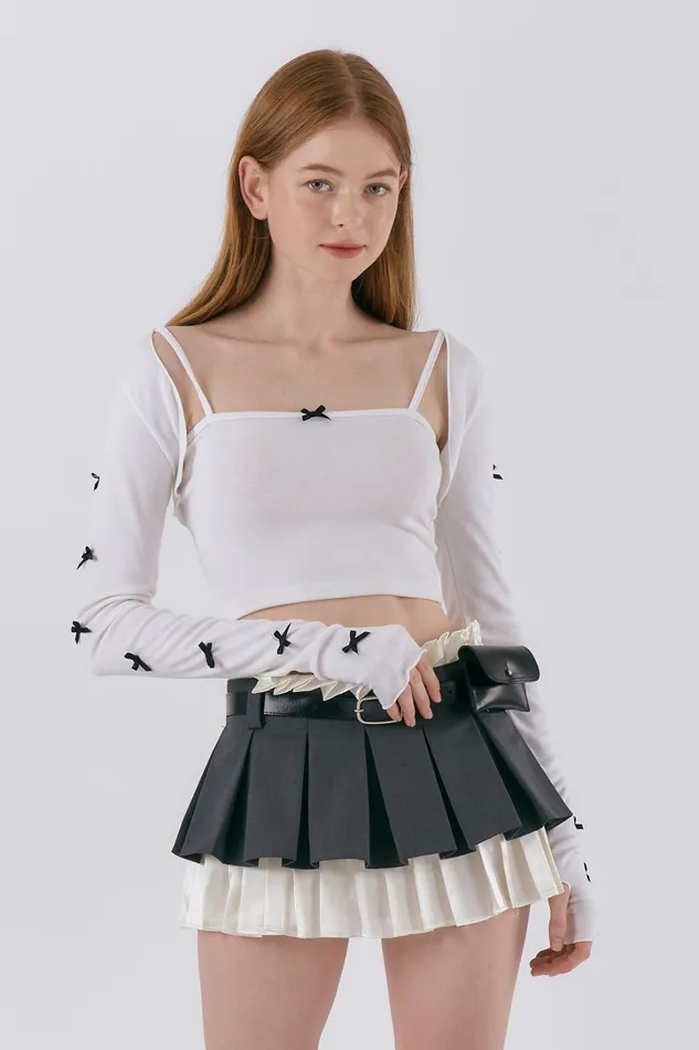 Storets Adellia Top and Cardi Set Women Tops Storets Adellia Top and Cardi Set Women Tops