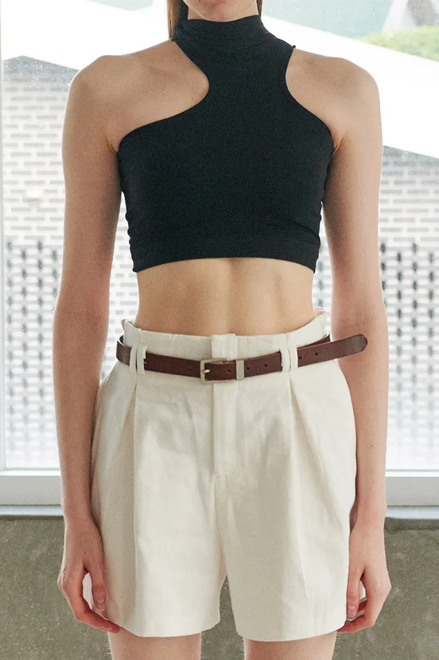 Storets Aerynn Asymmetric Cutout Top Women Tops