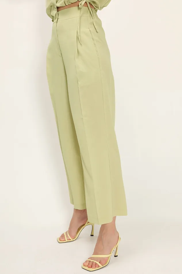 Storets Alina Pintuck Wide Pants Women Trousers