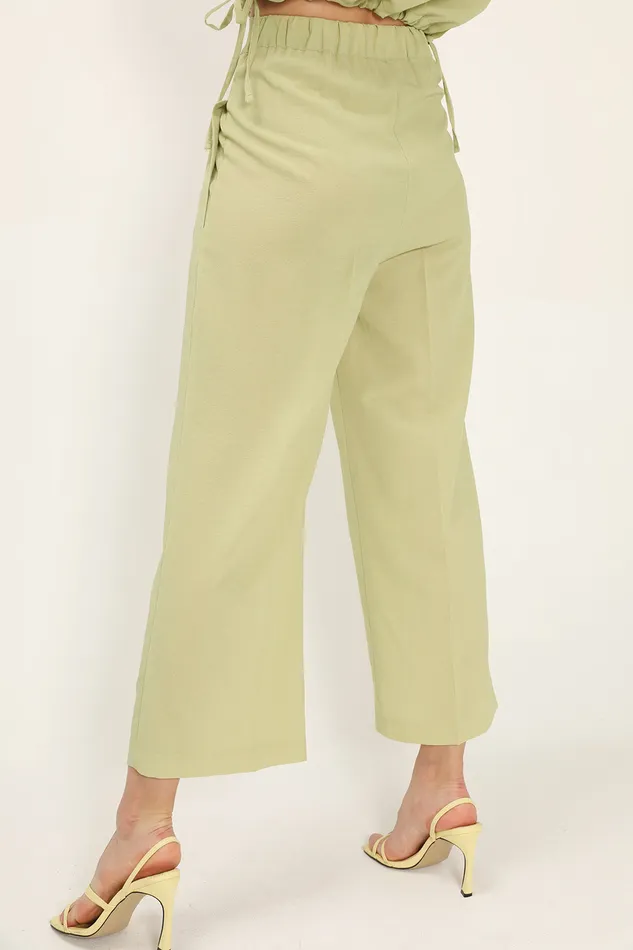 Storets Alina Pintuck Wide Pants Women Trousers