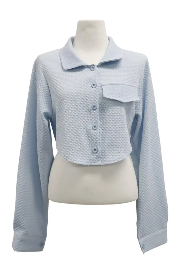 Storets Anna Cropped Shirt Women Shirts and Blouses