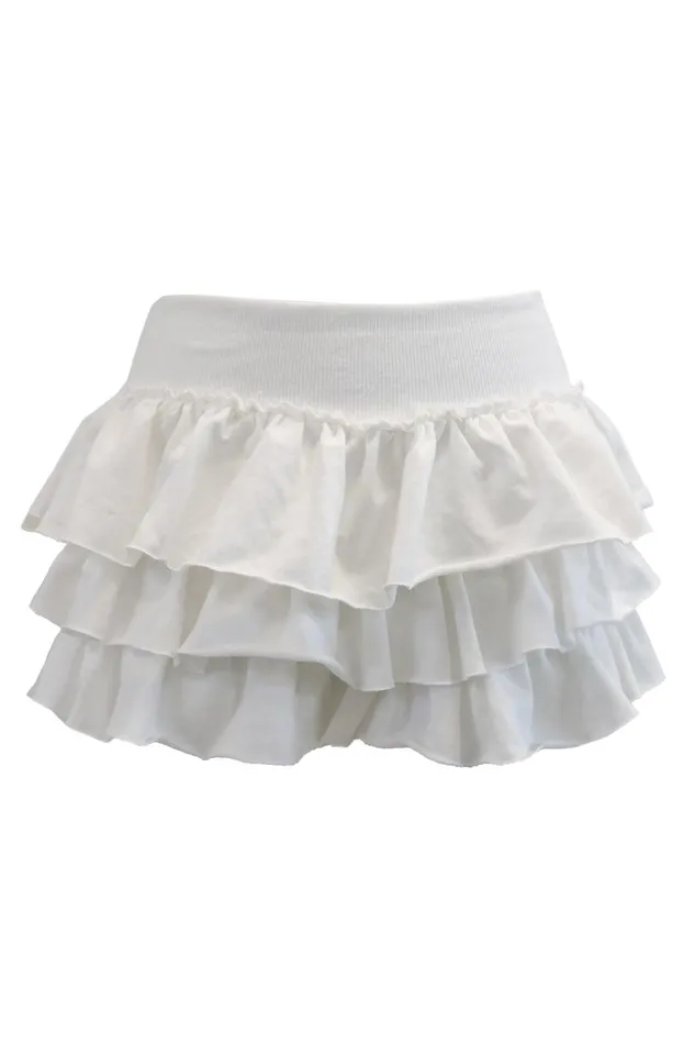 Storets Claire Tiered Skort Women Skirts Storets Claire Tiered Skort Women Skirts