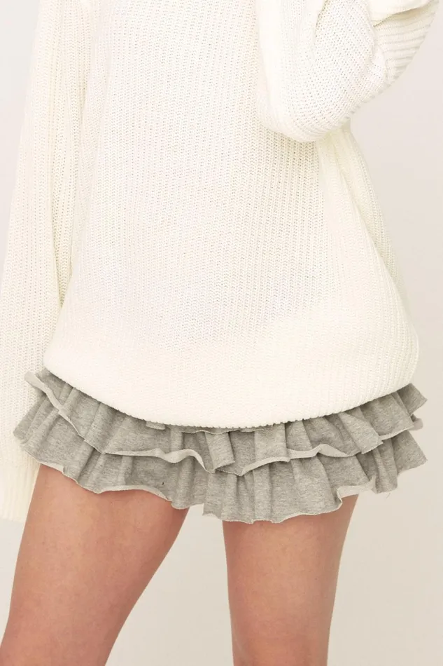 Storets Claire Tiered Skort Women Skirts Storets Claire Tiered Skort Women Skirts