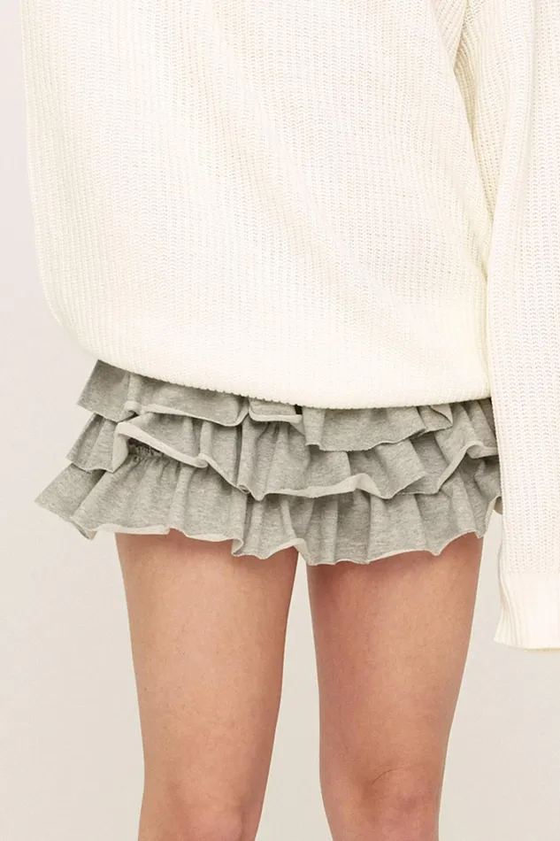 Storets Claire Tiered Skort Women Skirts Storets Claire Tiered Skort Women Skirts