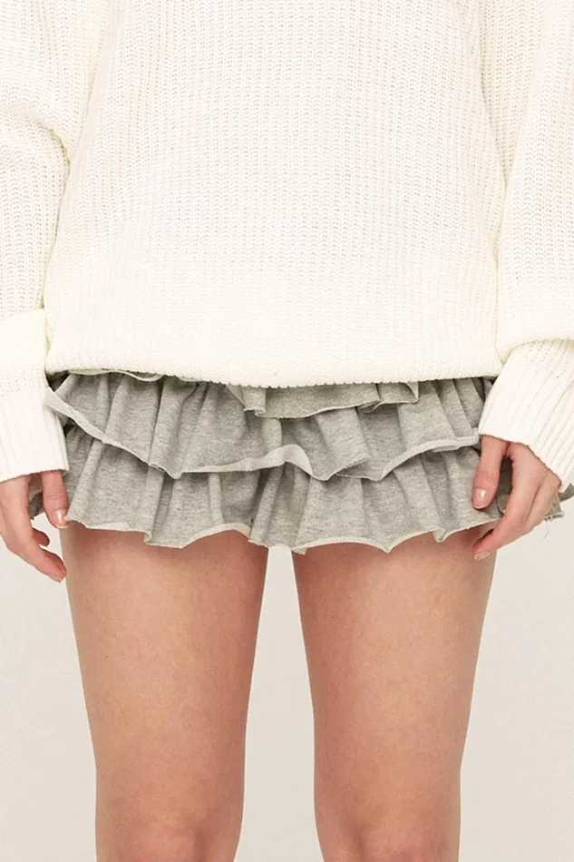 Storets Claire Tiered Skort Women Skirts Storets Claire Tiered Skort Women Skirts