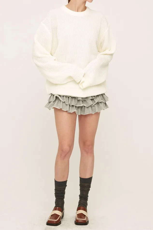 Storets Claire Tiered Skort Women Skirts Storets Claire Tiered Skort Women Skirts
