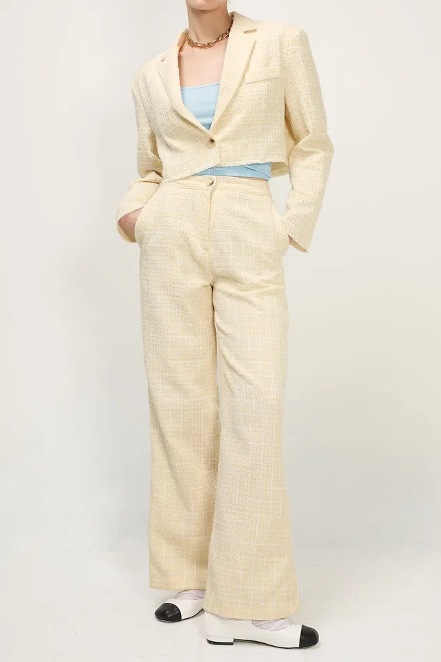 Storets Ella Tweed Cropped Jacket Women Jackets and Coats