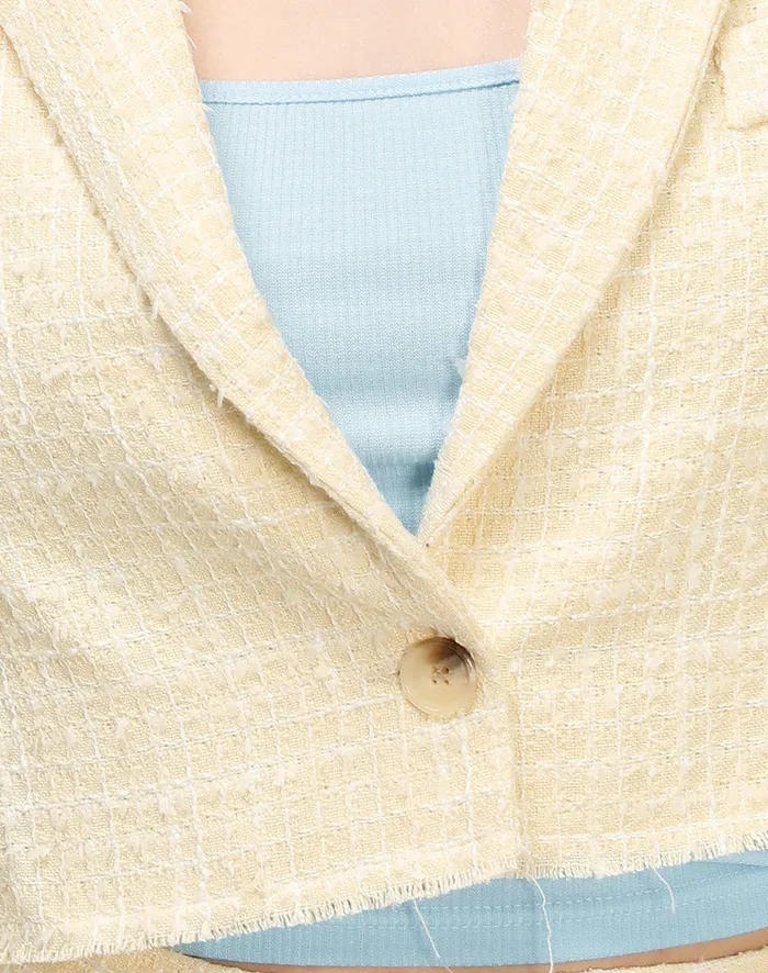 Storets Ella Tweed Cropped Jacket Women Jackets and Coats