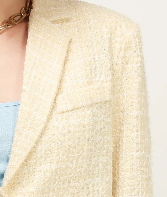 Storets Ella Tweed Cropped Jacket Women Jackets and Coats