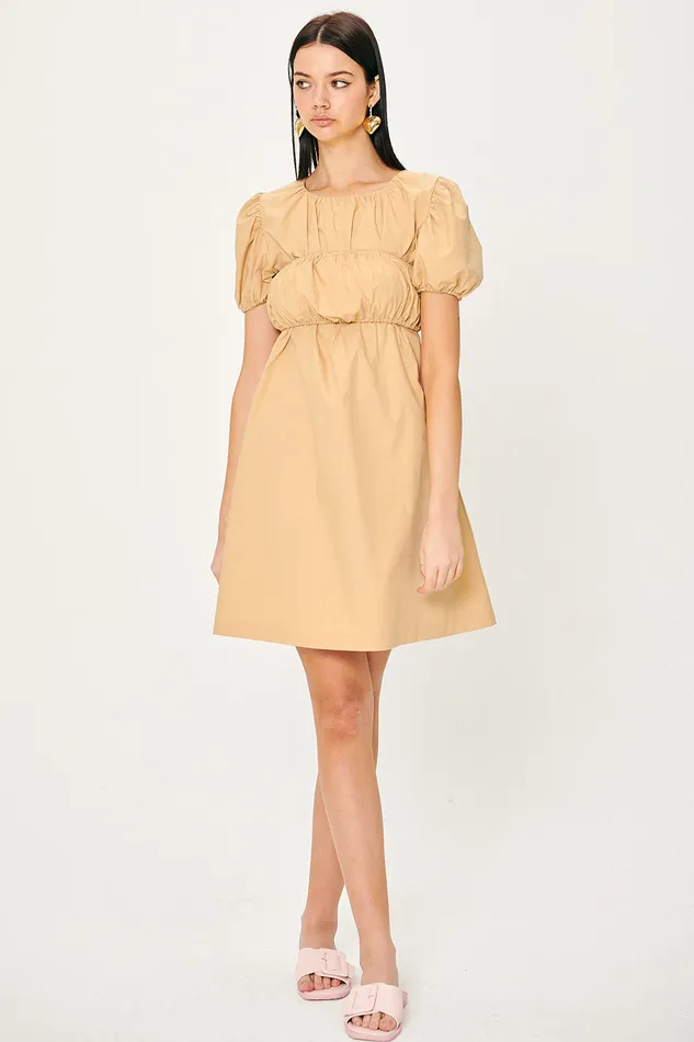 Storets Eva Babydoll Dress With Top Set Women Mini Dresses