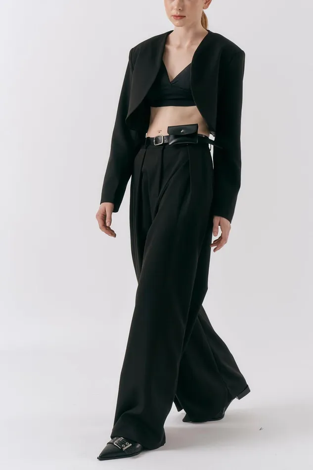Storets Evie Cropped Open Jacket Women Jackets and Coats Storets Evie Cropped Open Jacket Women Jackets and Coats