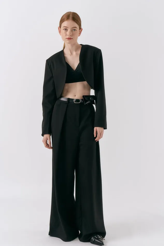 Storets Evie Cropped Open Jacket Women Jackets and Coats Storets Evie Cropped Open Jacket Women Jackets and Coats