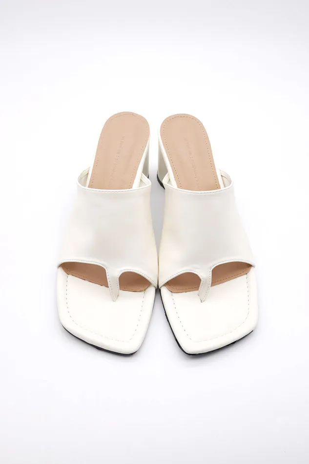 Storets Fio Open Toe High Heel Slippers Women Shoes