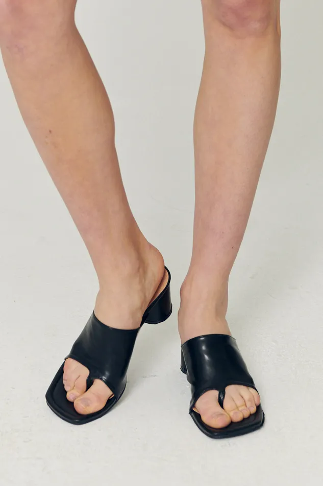Storets Fio Open Toe High Heel Slippers Women Shoes