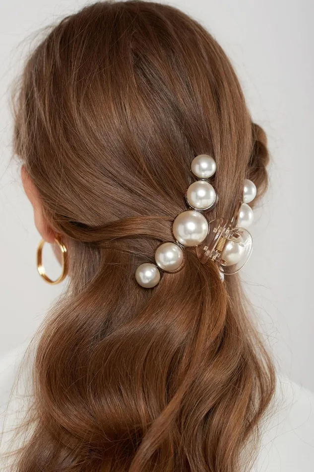 Storets Five Faux Pearl Clip Women HairandHats