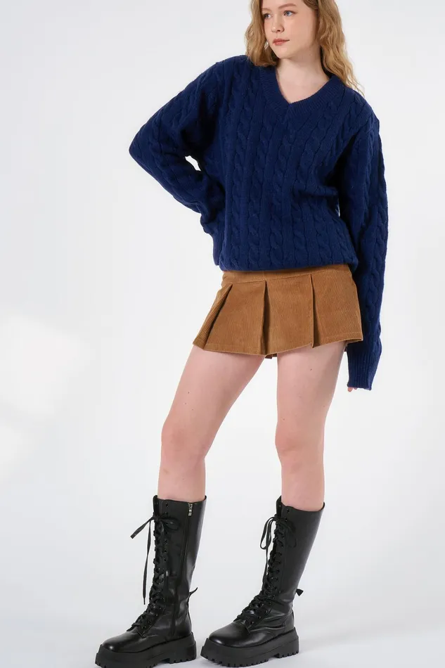 Storets Gemma Cable Knitted Top SUSTAINABLE Women Sweaters and Knitwears Storets Gemma Cable Knitted Top SUSTAINABLE Women Sweaters and Knitwears