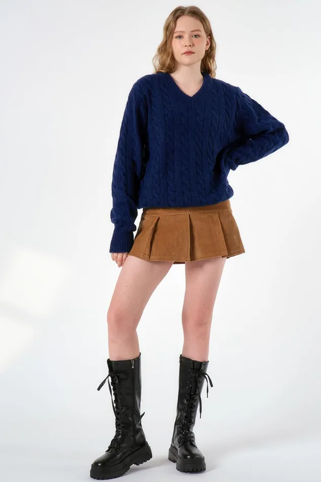 Storets Gemma Cable Knitted Top SUSTAINABLE Women Sweaters and Knitwears Storets Gemma Cable Knitted Top SUSTAINABLE Women Sweaters and Knitwears