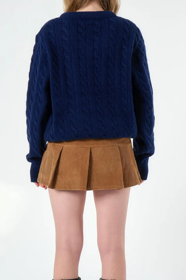 Storets Gemma Cable Knitted Top SUSTAINABLE Women Sweaters and Knitwears Storets Gemma Cable Knitted Top SUSTAINABLE Women Sweaters and Knitwears