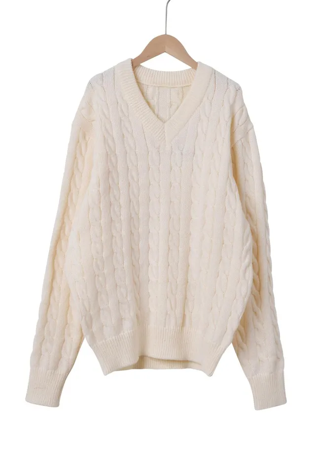 Storets Gemma Cable Knitted Top SUSTAINABLE Women Sweaters and Knitwears Storets Gemma Cable Knitted Top SUSTAINABLE Women Sweaters and Knitwears