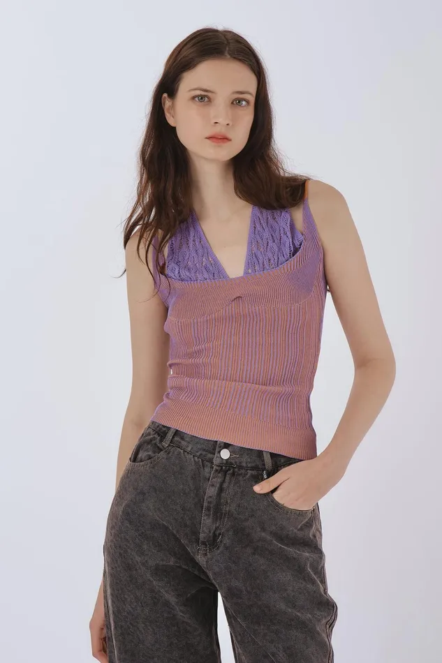 Storets Gianna Layered Cami Top Women Sweaters and Knitwears Storets Gianna Layered Cami Top Women Sweaters and Knitwears