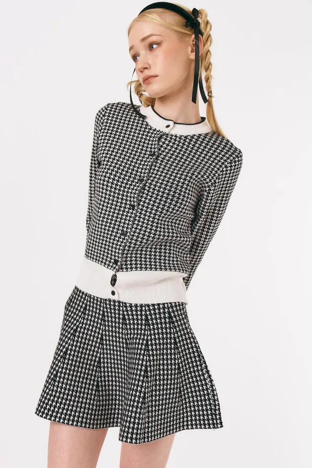 Storets Hazel Knitted Cardi And Skirt Set Women Jackets and Coats Storets Hazel Knitted Cardi And Skirt Set Women Jackets and Coats