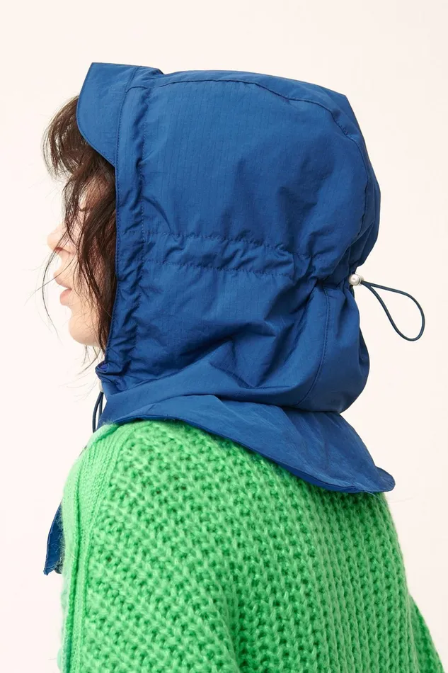 Storets Hooded Puffer Neckwarmer Women HairandHats Storets Hooded Puffer Neckwarmer Women HairandHats