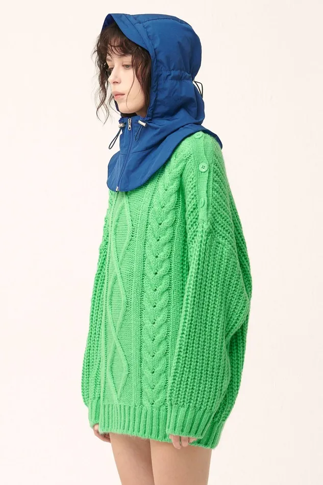 Storets Hooded Puffer Neckwarmer Women HairandHats Storets Hooded Puffer Neckwarmer Women HairandHats