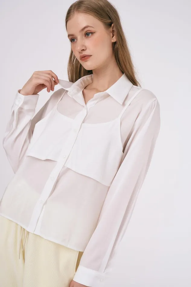 Storets Iris Layered Shirt Women Shirts and Blouses