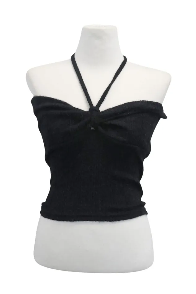 Storets Isabella Front Knot Knitted Top Women Tops
