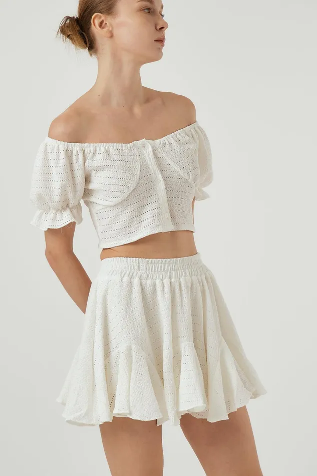 Storets Ivy Pointelle Top Women Tops Storets Ivy Pointelle Top Women Tops